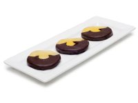 chocolate dipped pineapple slices