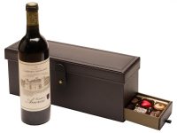 Wine and Brown Leater Box