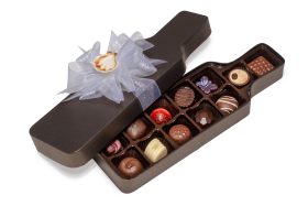 Wine Bottle Assorted Chocolates Gift Box, 12 pc.