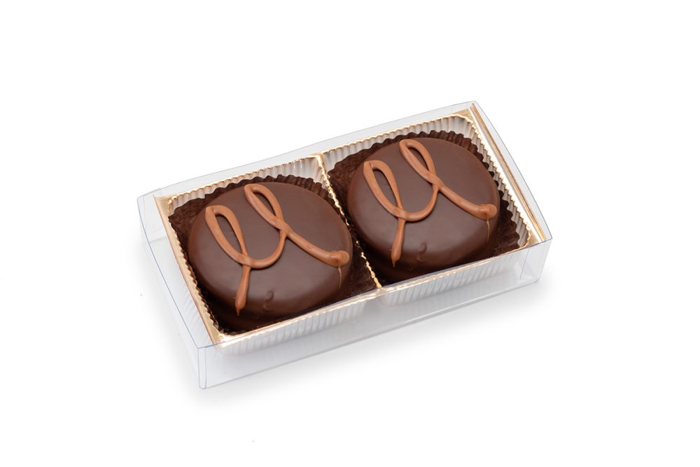 Dark Chocolate Dipped Double Stuf Oreos®, Schmid’s Gold Gift Box - Image 3