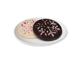 Peppermint Chocolate Snowflakes