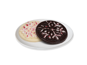 Peppermint Chocolate Snowflakes