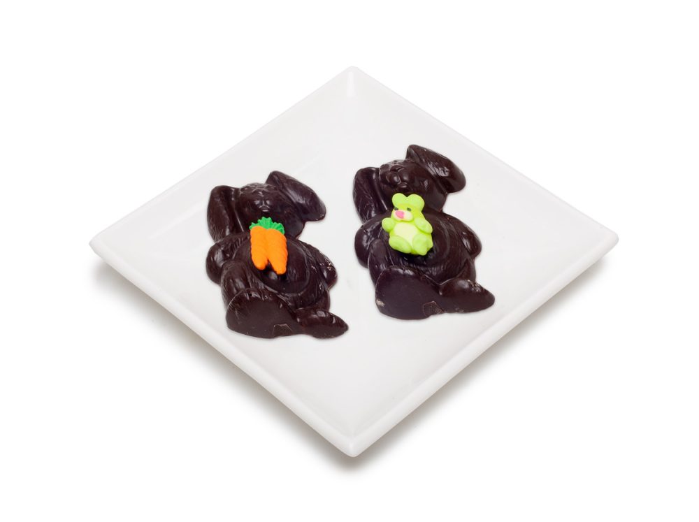 Belly Bunny in Milk, Dark or White Chocolate, 1 pc. - Image 2