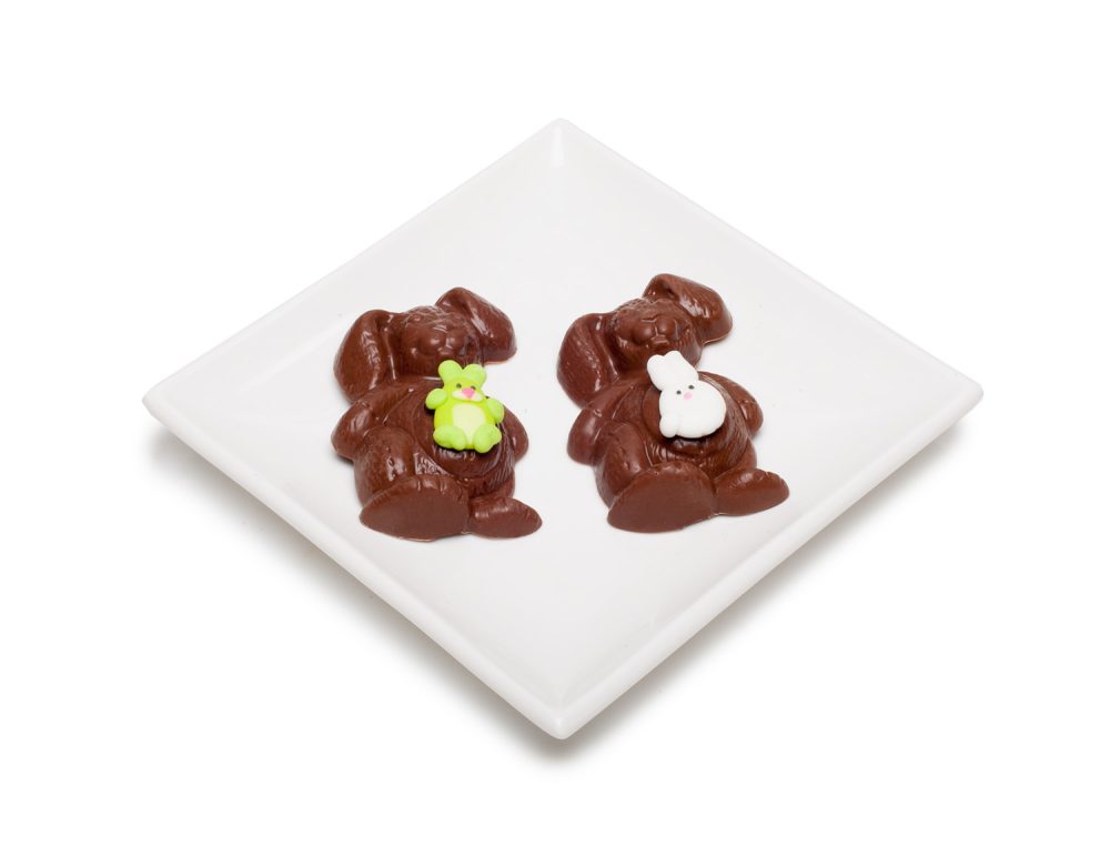 Belly Bunny in Milk, Dark or White Chocolate, 1 pc.