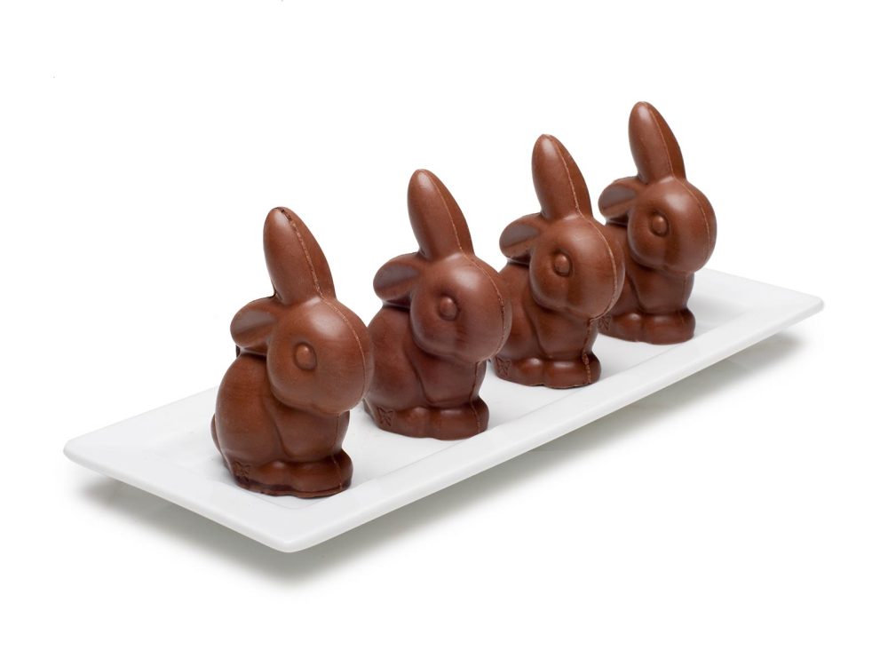 Chubby Bunnies in Milk, Dark or White Chocolate, 1 pc.