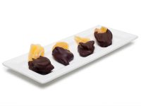 chocolate dipped mango slices