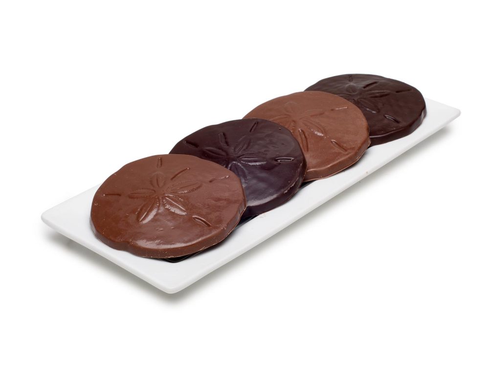 Sand Dollar in Milk or Dark Chocolate, 1 pc. - Image 2