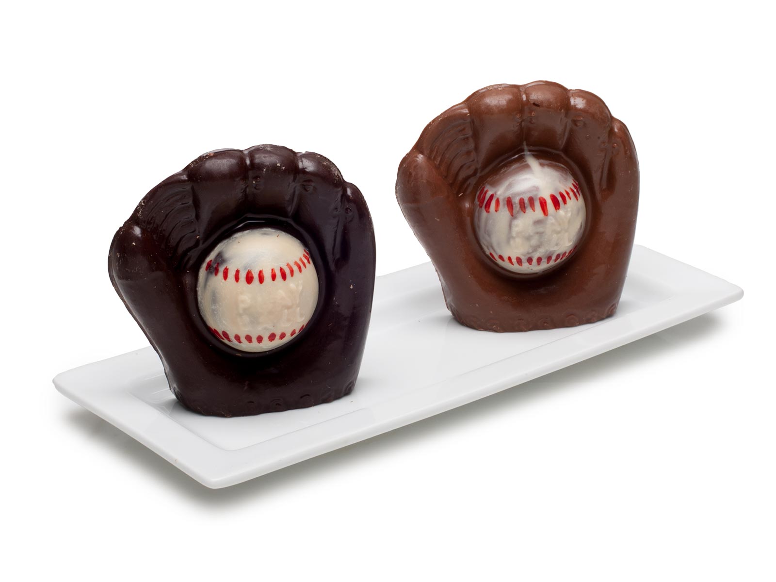 Baseball Gloves in Milk or Dark Chocolate