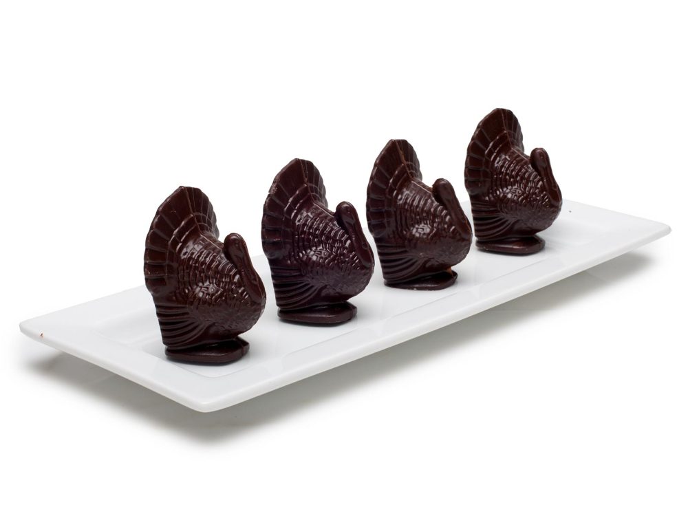 Turkey Place Settings in Milk, Dark, or White Chocolate, 1 pc. - Image 2
