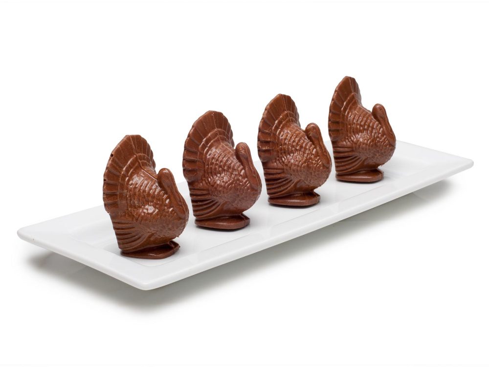 Turkey Place Settings in Milk, Dark, or White Chocolate, 1 pc.